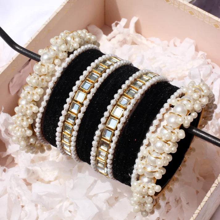 Kundan Majesty Bangle Set