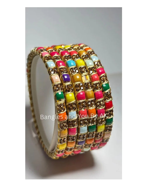 Rainbow Radiance Bangles – Bold, Bright & Beautiful